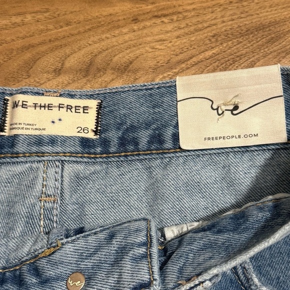 Free People We the Free NWT 26 Holly Bootcut Jeans Button Fly High Rise Casual - Picture 4 of 8